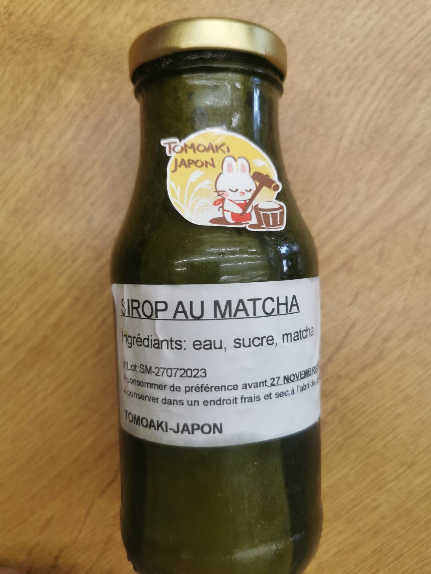 Sirop au matcha