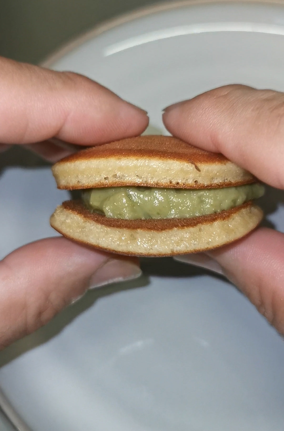 Préparation pour la crème pâtissière au matcha